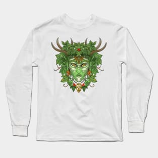 Green Man Long Sleeve T-Shirt